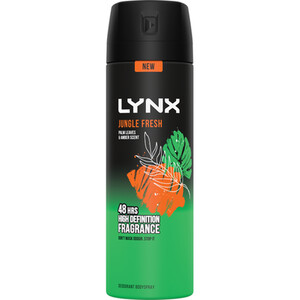 Lynx Jungle Fresh Deodorant Body Spray 200ml by Lynx
