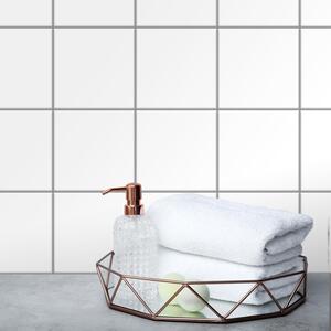 3D Tile Stickers - White / 16 by WALPLUS