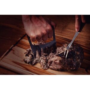 Tramontina Metallic Barbeque Claw with Wooden Handle - Yellow by Tramontina