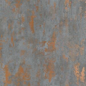 Metallic Concrete Effect Wallpaper Industrial Modern - Grey by Nina Home