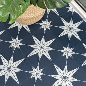 Quadrostyle Astra Marine Wall Tile and Furniture Vinyl Stickers - Navy / 30cm by Quadrostyle