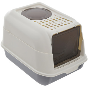 Kidkid Large Top Entry Cat Litter Box with Hood and Scoop by Kidkid