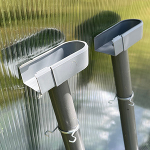 Greenhouse 35mm Guttering Rainwater Kit - Grey / 2 by Selections