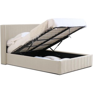 Olivia Ottoman Bed - Cream / King