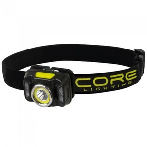 Core Rechargeable Head Torch 320 Lumens Motion Sensor Adjustable Strap - Black by CORE lighting