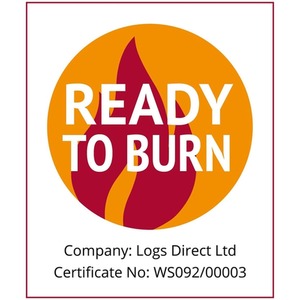 Warma Kiln Dried Hardwood Firewood Logs Real Wood Logs 25L Net - Brown / 21kg by Warma