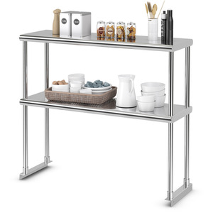 92CM Kitchen Overshelf for Tabletop - Silver by Costway