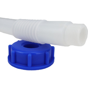 Din61 S60x6 (2 inch) Female to Long Spout - White by DNA PACKAGING LTD