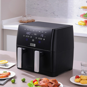Smart Dual Drawer Energy-Saving Air Fryer by Livingandhome
