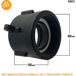 IBC S60x6 (2 inch) Female to (2 inch) BSP Female by DNA PACKAGING LTD