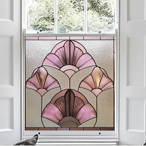 Abriola Art Deco Stained Glass Window Film by Creative Printing Solutions