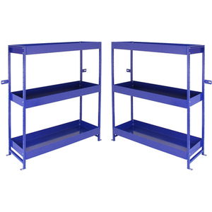 Monster Racking Tempest Metal Van Shelving Bundle - Blue by Monster Racking