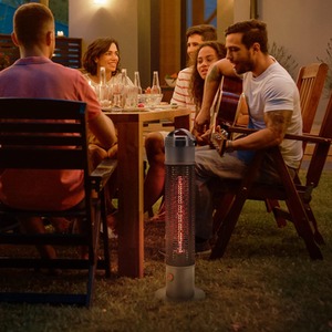 Table Top Patio Tower Heater - Black