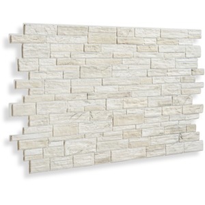 3D Wall Panels (96x48 cm) PVC Cladding Panel Stone Effect by NOVECRAFTO