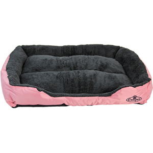 Faux Fur Dog Bed in PinkGrey XL - Grey by Actiaspet