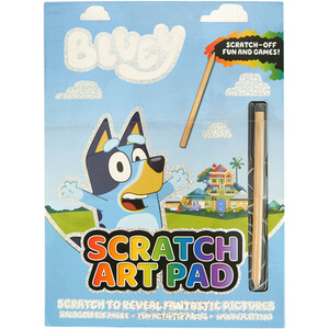 Bluey Scratch Art Pad