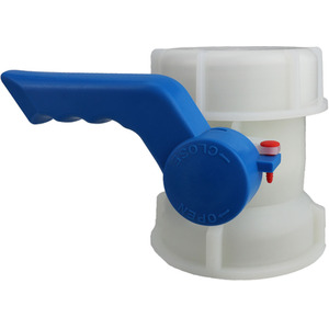 IBC S100x8 (3 inch) Female to Replacement IBC Outlet - White by DNA PACKAGING LTD