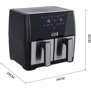 Smart Dual Drawer Energy-Saving Air Fryer by Livingandhome
