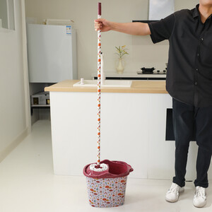 Autumn Pumpkin Cotton Mop - Cream and Brown