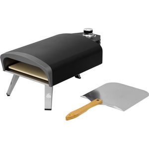 High Performance Table Top Gas Fired Pizza Oven - Black by Tepro