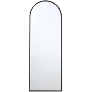 Metal Arch Dress Mirror - Black