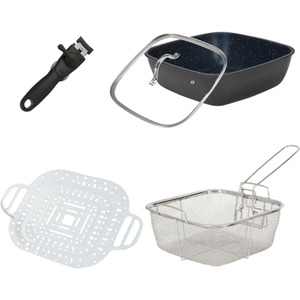 Flavorstone Diamond Frying Pan Set - Blue / 5 by Flavorstone