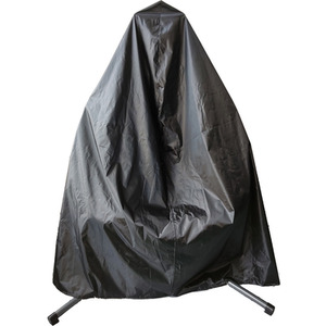 BRADWAY HANGING ROPE SWING DOUBLE EGG CHAIR WITH RAIN COVER - dark grey by Furniture Maxi