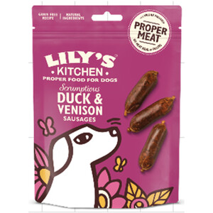 Lily's Kitchen Venison and Duck Sausages by Lilys Kitchen