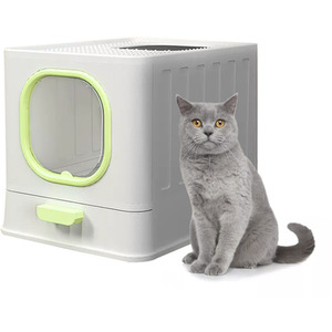 Kidkid Folding Enclosed Cat Litter Box with Scoop by Kidkid
