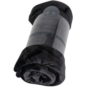 Supersoft Throw - Black / Extra Large by Divante