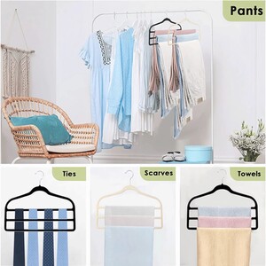 Pack of 3 My Home Velvet Trouser Hangers by My Home