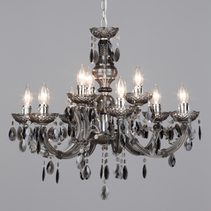 Marie Therese 9 Light Chandelier with LEDs - Smoke by Litecraft