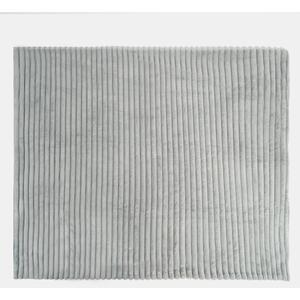 Faux Fur Thick Rib Throw by OHS