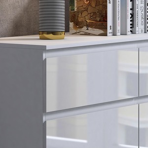 Gloss White Chest Of Drawers - White / 6 by FWStyle