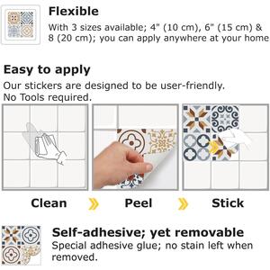 Walplus Wall Tiles Stickers by WALPLUS