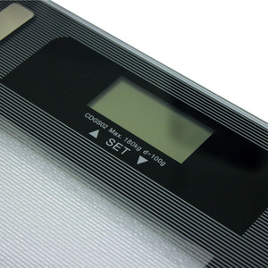 Electronic Glass Bathroom Scale Range - Grey by Casa