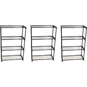Greenhouse Staging Shelving Racking 4 Tier - Green / 3 by Selections