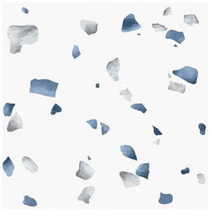 10-Pack Terrazzo Peel and Stick Floor Tiles - White by Livingandhome