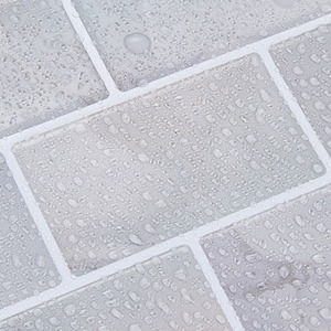 10Pcs Marble Effect Tile Stickers by Livingandhome