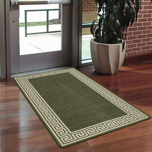 Nonslip Greekey Gel Door Mats by Smart Living