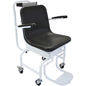 Commercial Disability Wheelchair Scales by T-Mech - Black & White by T-Mech