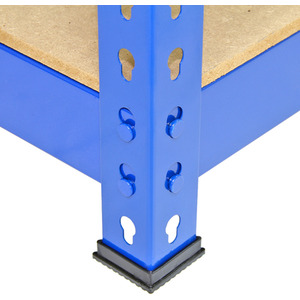 3 x Q Rax Warehouse Shelves 120cm - Blue by Monster Racking