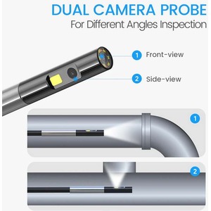 5mm Dual Camera Probe Cavity Endoscope with 5 inch HD IPS Colour Screen by UK Inspection Camera