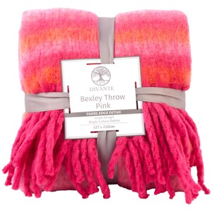 Bexley Throw - Pink by Divante