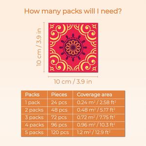 Walplus Wall Tiles Stickers by WALPLUS