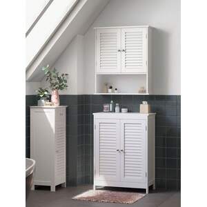 VASAGLE Wall-Mounted Bathroom Storage Cabinet - White by VASAGLE