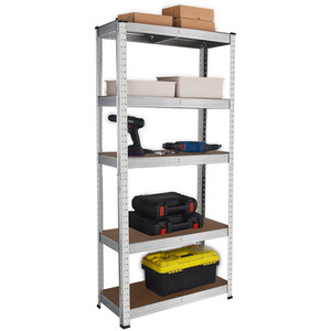 Heavy Duty Steel 5 Tier Racking - Silver by House Of Home