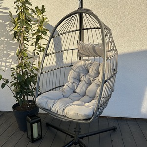Azura Hanging Egg Chair - Grey by Madefor.living