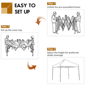 Outdoor Party Tent Pop Up Canopy Tent by GAINOOM