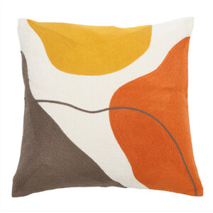 Neptune Abstract Cushion - Rust by Divante